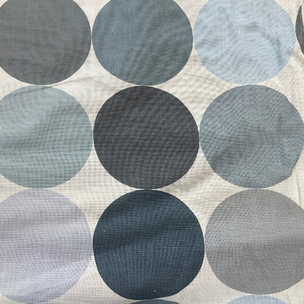 Mill Creek Retro Dot White Cotton Print Fabric