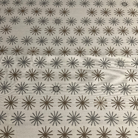 Mayer Spokes Quartz Outdoor Upholstery Fabric
