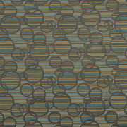 Remnant of Robert Allen Swiss Range Aquatic Upholstery Fabric