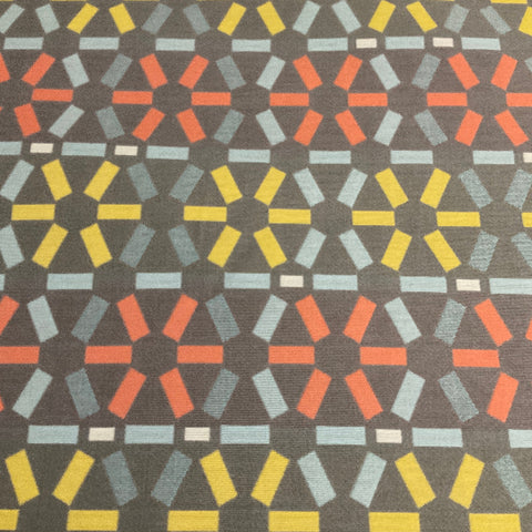 Arc-Com Atomic Fog Grey Crypton Upholstery Fabric