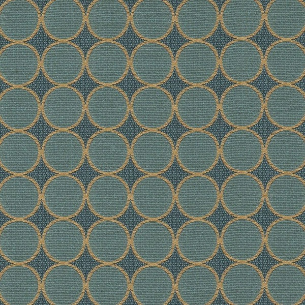 Pollack Hot Spot Caribbean Blue Upholstery Fabric