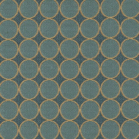 Pollack Hot Spot Caribbean Blue Upholstery Fabric