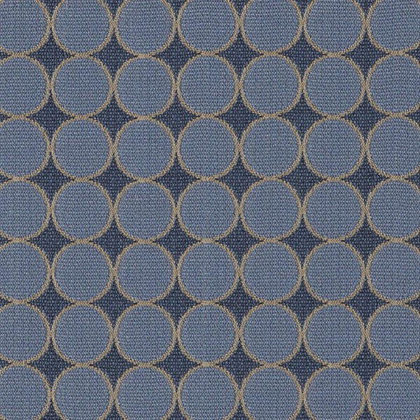 Pollack Hot Spot River Blue Upholstery Fabric