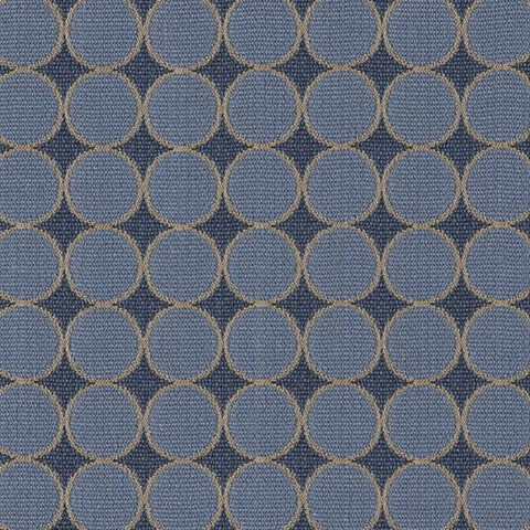 Pollack Hot Spot River Blue Upholstery Fabric