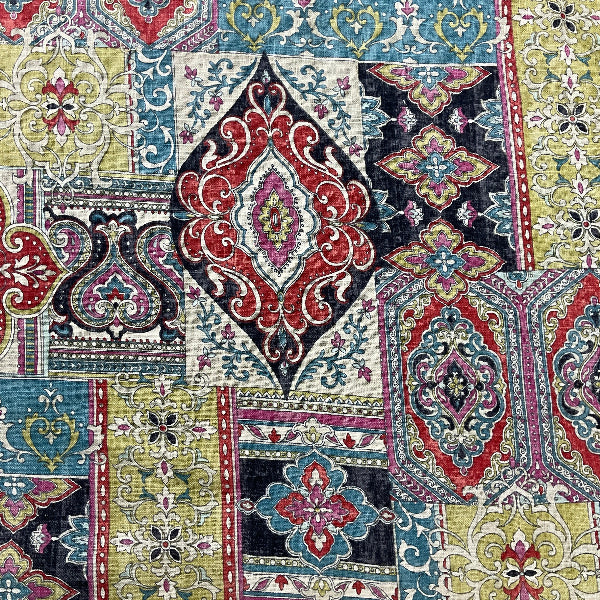 Covington Hamadi Gemstone Cotton Print Fabric
