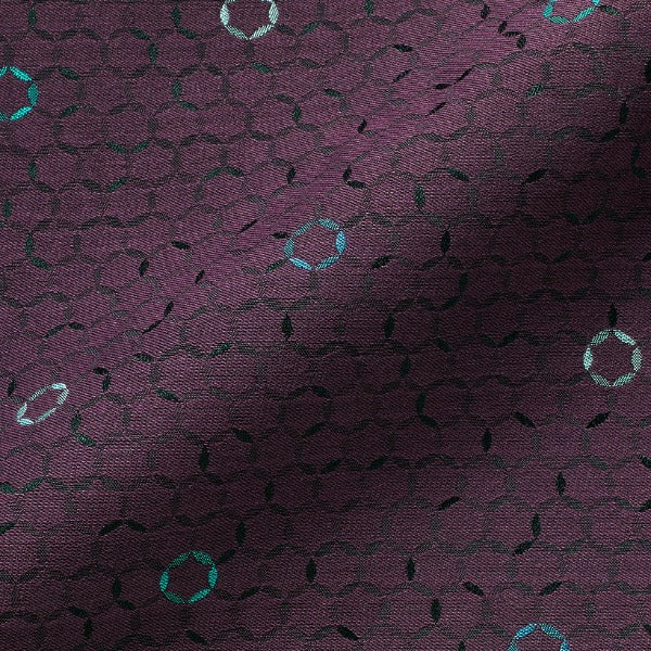 Pallas Petals Amethyst Purple Upholstery Fabric