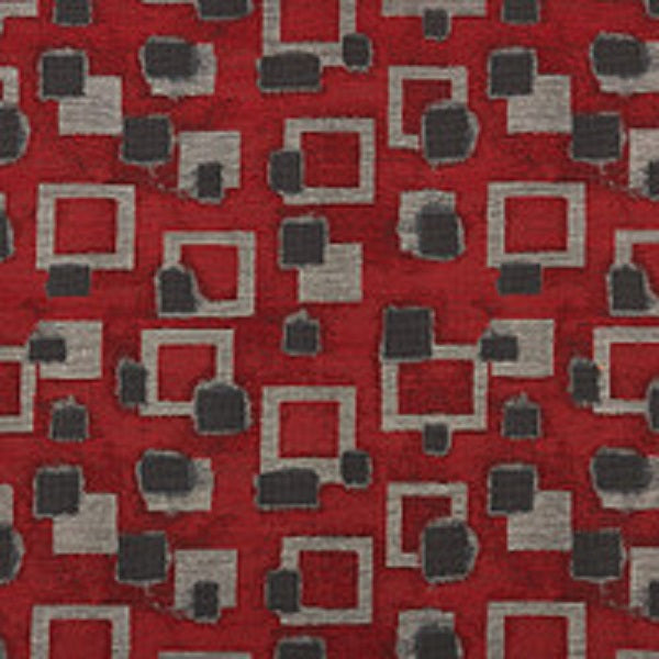 Pallas Phenomena Crimson Sky Red Upholstery Fabric