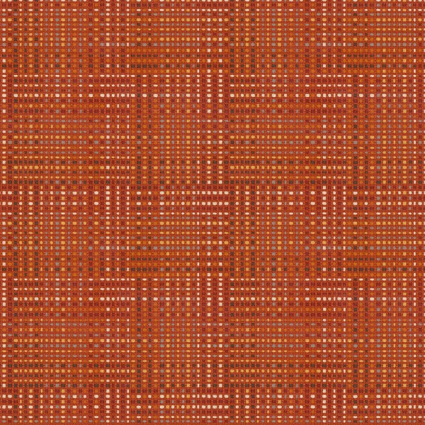 Pallas Tartan Sett Orange Upholstery Fabric