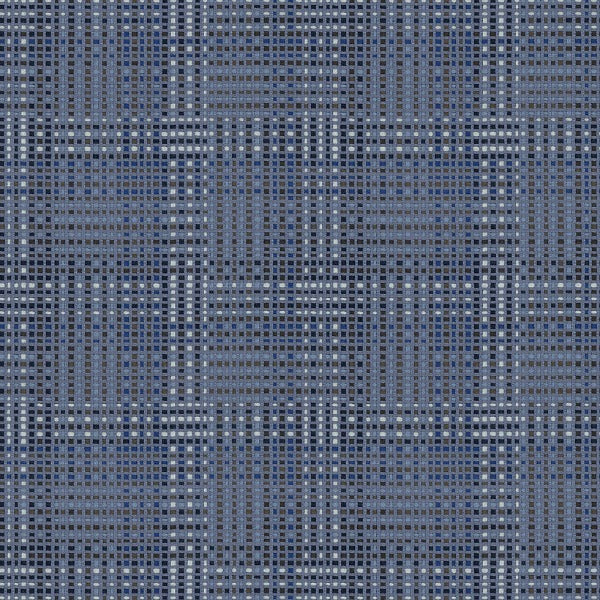 Pallas Tartan Minim Blue Upholstery Fabric
