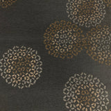Arc-Com Brayer Flower Smoke Gray Upholstery Fabric