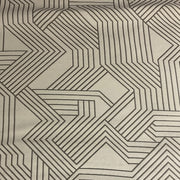 Carnegie Maze Color 34 Geometric Gray Upholstery Fabric