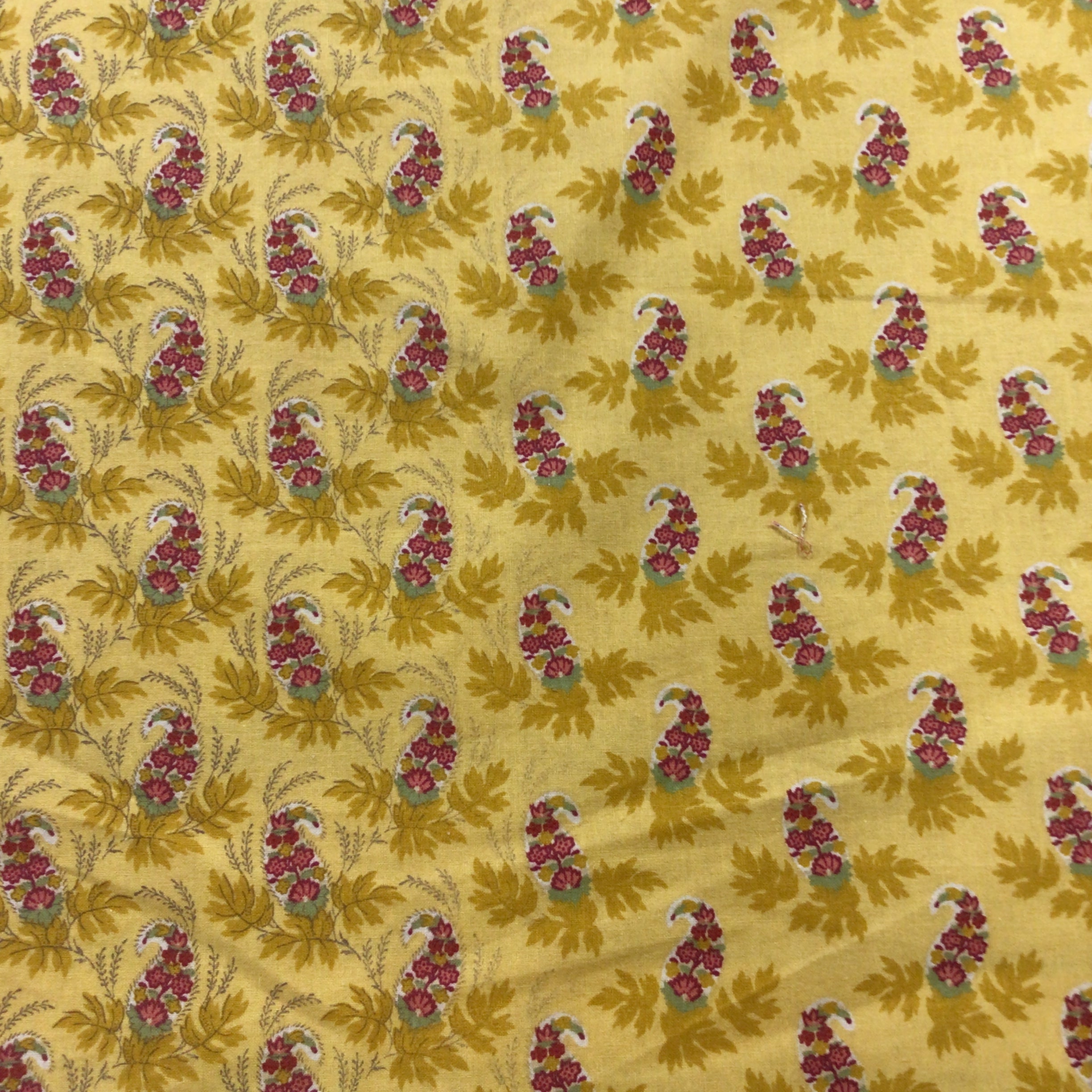 Waverly Lyon Yellow Cotton Print Fabric