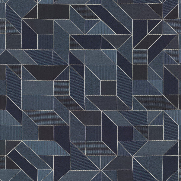 Remnant of Designtex Trouvaille Deep Sea Upholstery Fabric