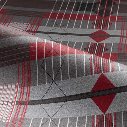 Designtex Plexus Garnet Geometric Upholstery Fabric