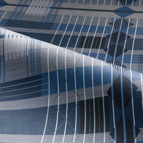 Designtex Plexus Lapis Geometric Upholstery Fabric