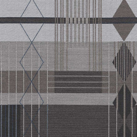 Designtex Plexus Obsidian Geometric Upholstery Fabric