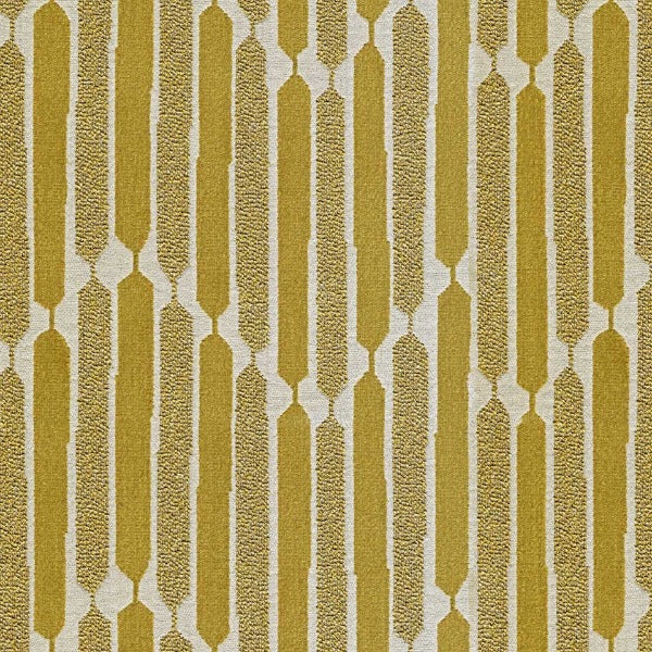 Designtex Chenille Chevron Yellow Upholstery Fabric