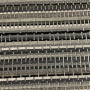 Carnegie Beam 10 Gray Stripe Upholstery Fabric