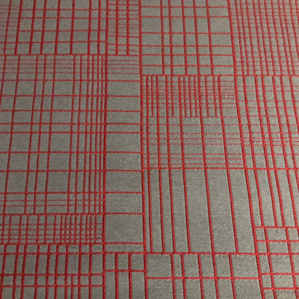HBF Curtain Wall Robert Red Upholstery Fabric