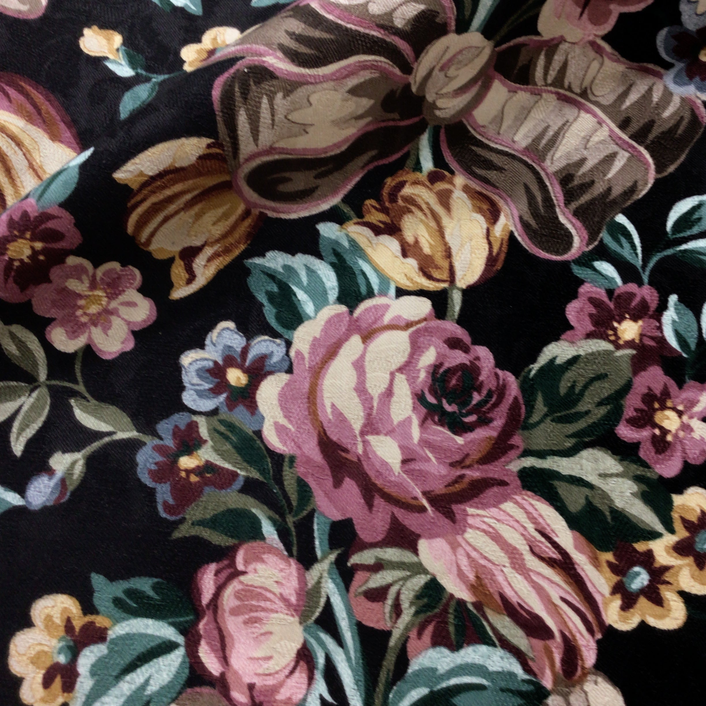Fabricut Teflon Floral Cotton Print Fabric