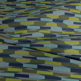 Momentum Level Bayou Irregular Stripe Crypton Blue Upholstery Fabric