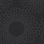 Designtex Sunburst Deep Space Black Upholstery Fabric