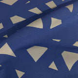 Momentum Crossing Lines Royal Blue Upholstery Fabric