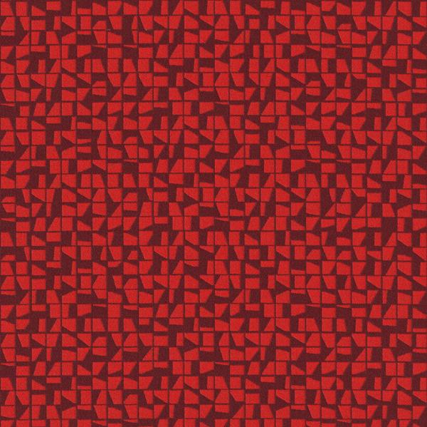 Remnant of Designtex Building Blocks Red Upholstery Fabric