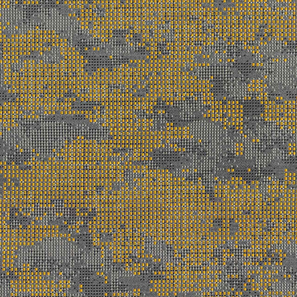 Remnant of Designtex Pixel Cloud Gold Finch Upholstery Fabric