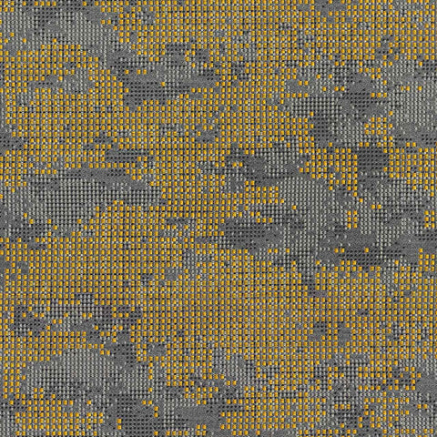 Remnant of Designtex Pixel Cloud Gold Finch Upholstery Fabric