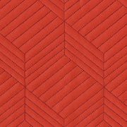 Remnant of Brentano Perspective Snakes Red Upholstery Vinyl