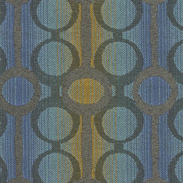 Mayer Align Moody Blue Upholstery Fabric