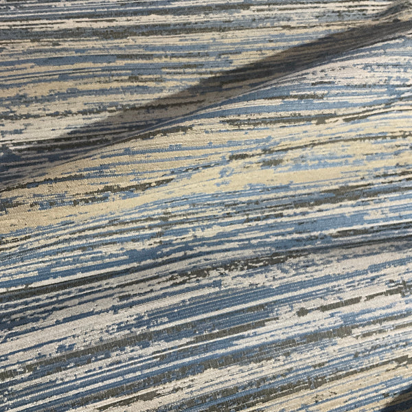 CF Stinson Swipe Seaport Blue Upholstery Fabric