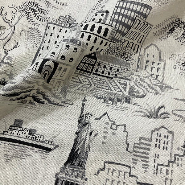 Genevieve Gorder New York Scenic Cotton Print Fabric