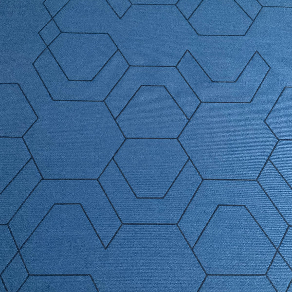 Carnegie Formation 5 Blue Upholstery Fabric