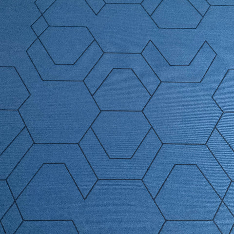 Carnegie Formation 5 Blue Upholstery Fabric