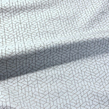 Luum Flexagon Compass Gray Upholstery Fabric