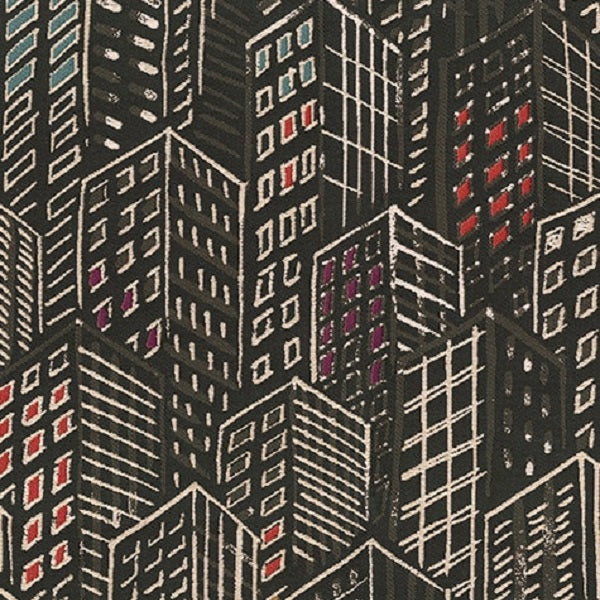 Brentano Cityscape Flatiron Upholstery Fabric