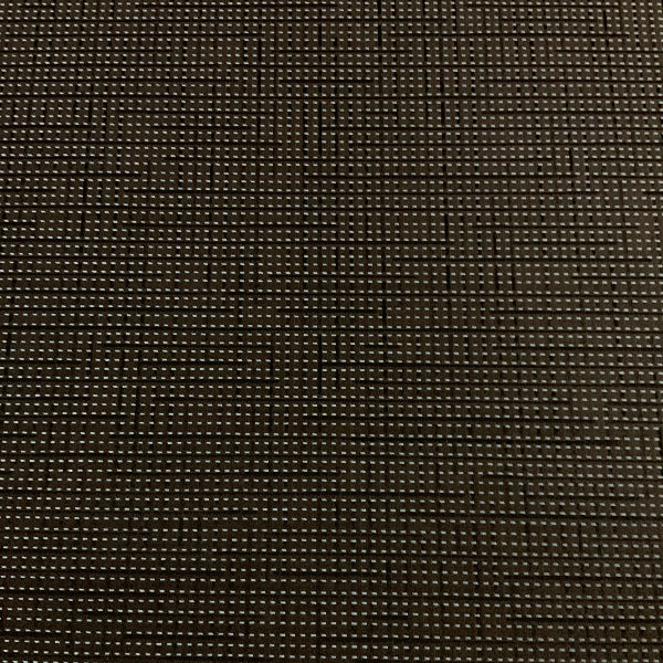 Maharam Seam 010 Threaded Stripe Brown Upholstery Fabric