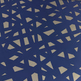 Momentum Crossing Lines Royal Blue Upholstery Fabric