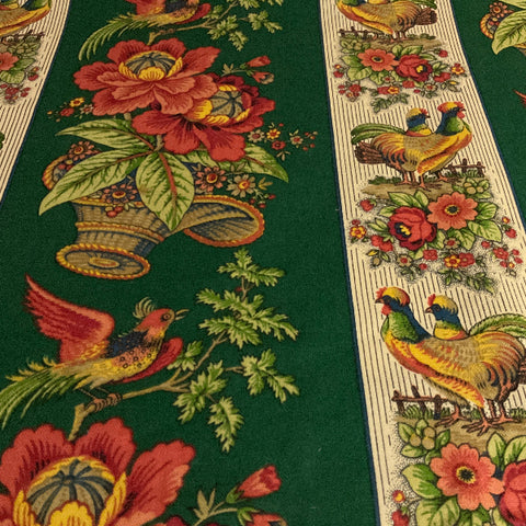Waverly Rochelle Rooster Cotton Print Fabric