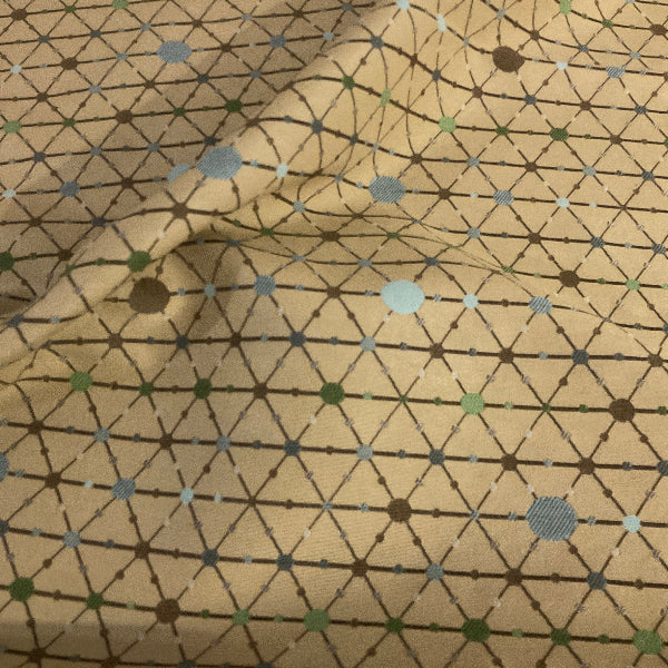 Remnant of Arc-Com Galaxy Sand Upholstery Fabric