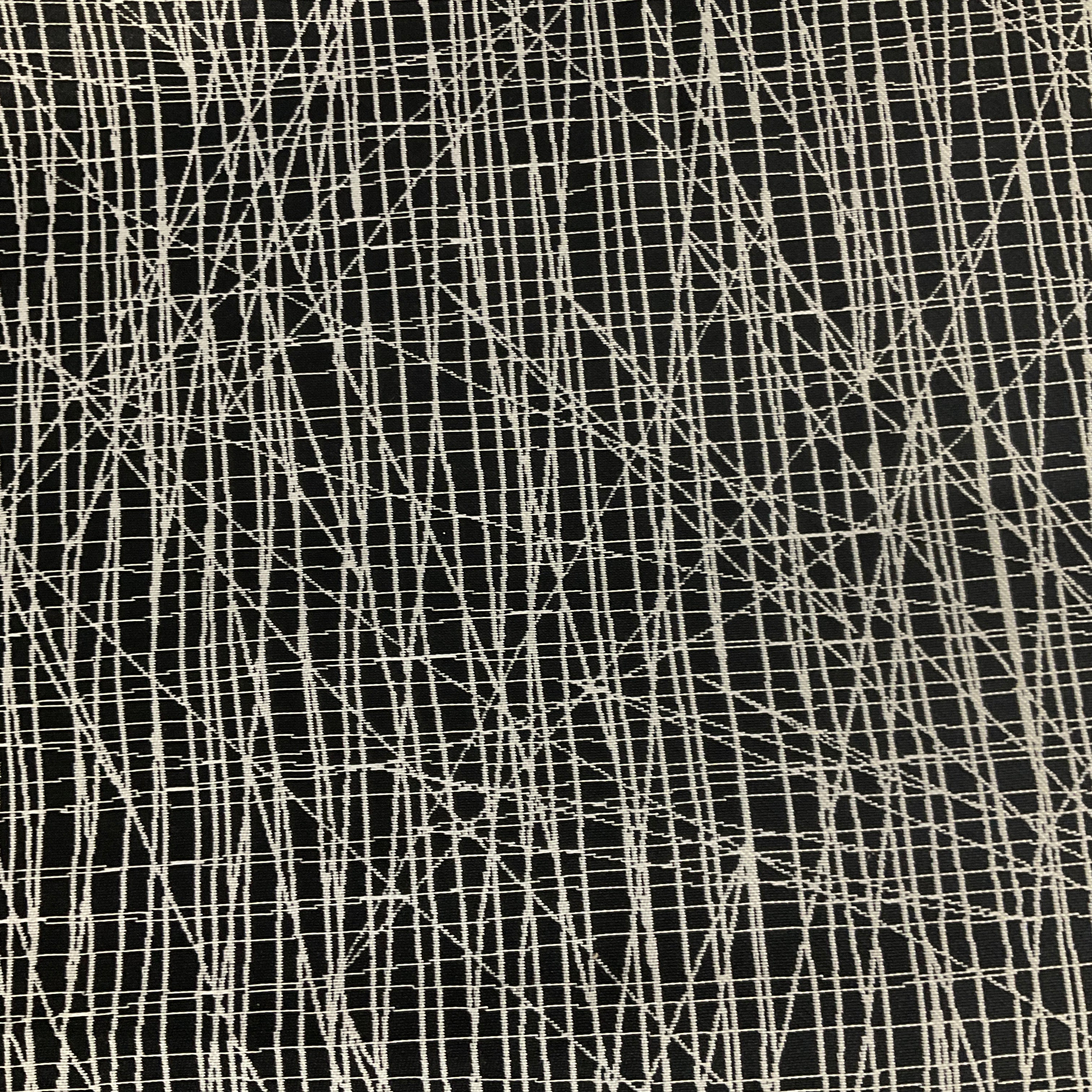 Remnant of HBF Scribble XS Noir Upholstery Fabric