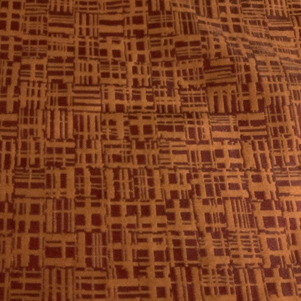 Duvaltex Big City Barcelona Orange Upholstery Fabric