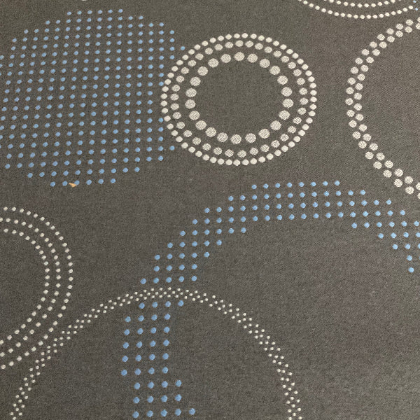 Designtex Concentric Charcoal Upholstery Fabric