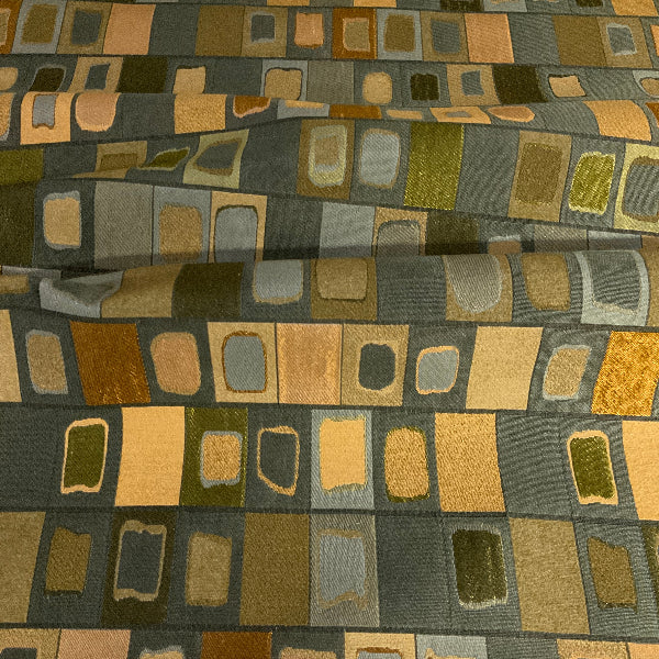 Arc-Com Sagrada Mallard Geometric Upholstery Fabric