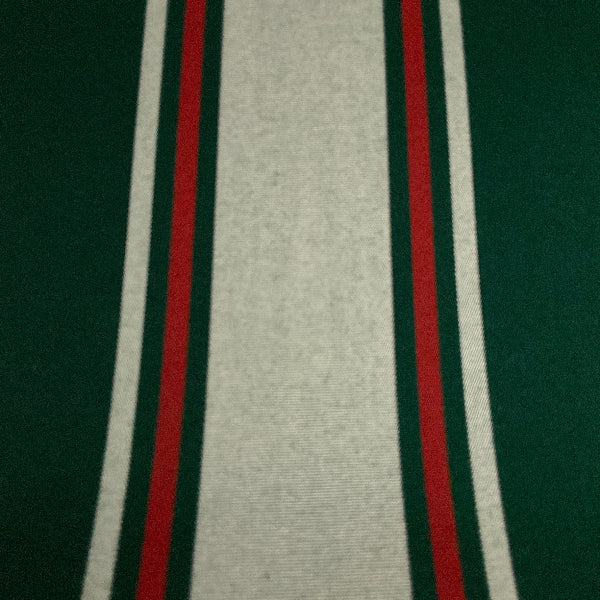 Remnant of Sunbrella Shade Fancy Forest Green Outdoor Awning Upholstery Fabric