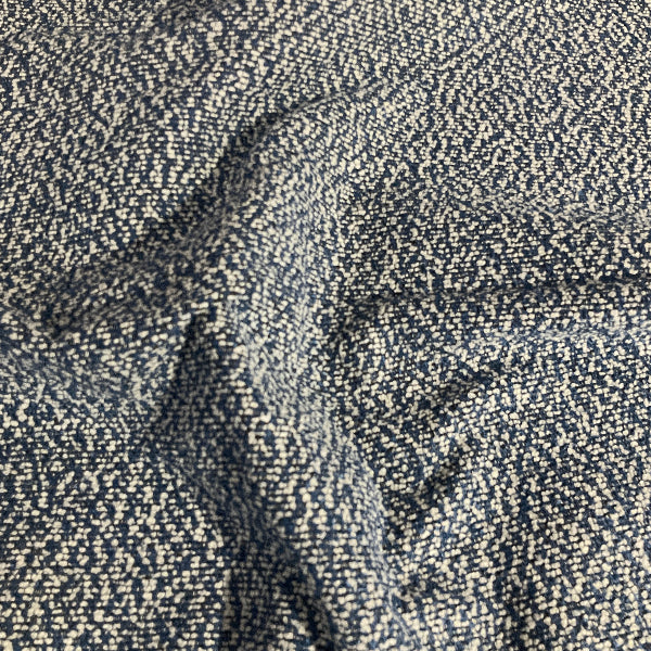 Sina Pearson Mix Blue White Tweed Upholstery Fabric