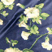 York Design Vintage Hydrangea Blue Cotton Print Fabric