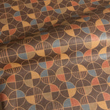 Burch Full Circle Cinnabar Brown Upholstery Vinyl